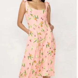 LC Lauren Conrad Pink Floral Dress